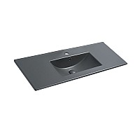 Раковина Vincea VBS-13100MA керамическая антрацит матовый