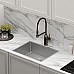 Смеситель для кухни SANCOS Pride SC4011GG с гибким изливом, вороненая сталь