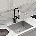 Смеситель для кухни SANCOS Pride SC4011GG с гибким изливом, вороненая сталь