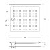Поддон акриловый Cezares TRAY-A-AH-110/100-15-W
