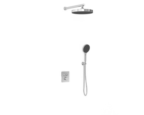 Душевой комплект Vincea Inspire VSFW-3I21MT2CH встраиваемый, термостат, 2 режима, хром