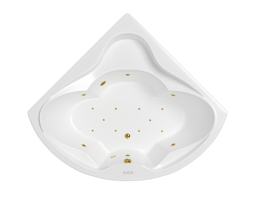 Ванна WHITECROSS Konsul 150x150 "RELAX" (золото)