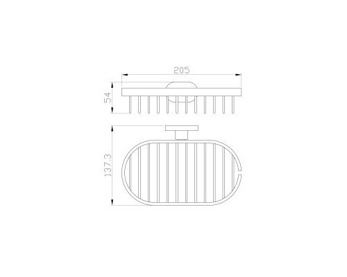 Мыльница с держателем Wonzon&Woghand, Хром