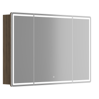 Зеркальный шкаф SANCOS Mirror 1190x150, с LED подсветкой, дуб чарльстон MI120ECH