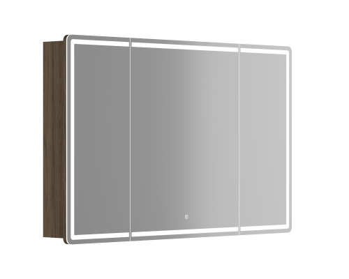Зеркальный шкаф SANCOS Mirror 1190x150, с LED подсветкой, дуб чарльстон MI120ECH