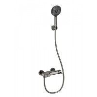 Смеситель для ванны с душем Wonzon&Woghand, Темный графит