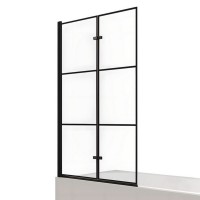 Шторка для ванны NEW TRENDY SUPERIA BLACK 100 см L черный