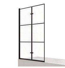 Шторка для ванны NEW TRENDY SUPERIA BLACK 100 см L черный
