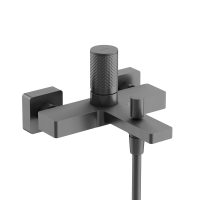 Смеситель для ванны и душа SANCOS Nexus, вороненая сталь, SC9014GG