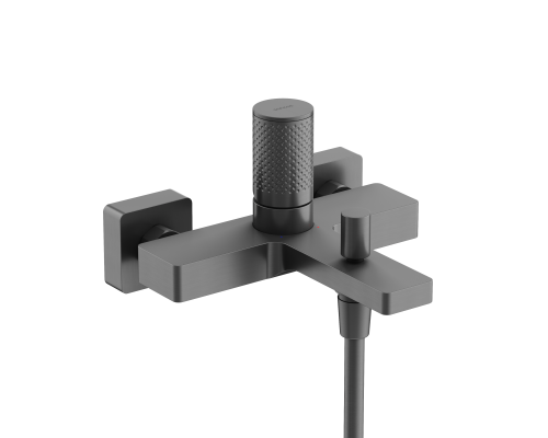 Смеситель для ванны и душа SANCOS Nexus, вороненая сталь, SC9014GG