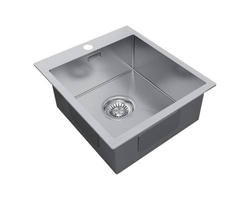 Кухонная мойка Paulmark Neckar 45 PM804551-BS Брашированная сталь