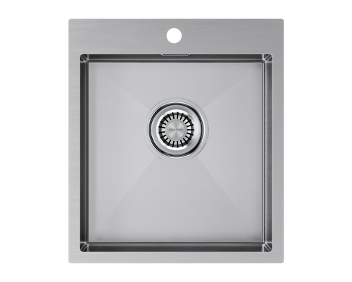 Кухонная мойка Paulmark Neckar 45 PM804551-BS Брашированная сталь