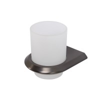 Стакан для зубных щеток Cezares Liner LINER-TUMS-GM Оружейная сталь