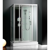 Душевая кабина Frank F506-1 пристенная 150x85 см