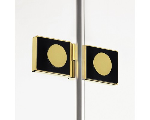 Шторка для ванны NEW TRENDY AVEXA GOLD BRUSHED 130x150 R брашированное золото