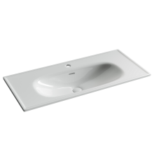 Раковина накладная Ceramicanova Сабо (Sabo) с отверстием под смеситель 1000x460x130 белый