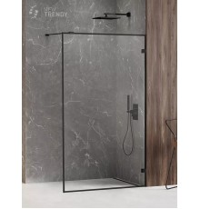 Душевое ограждение NEW TRENDY AVEXA BLACK 60x200 черный