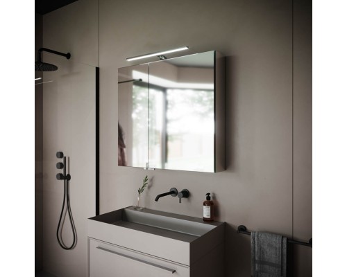 Зеркальный шкаф SANCOS Hilton 800x148х740 мм, с LED подсветкой