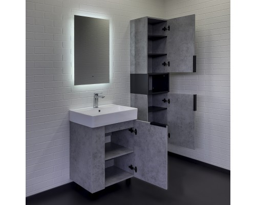 Напольная Тумба с раковиной Comforty Асти 60Н бетон светлый Comforty CF3WL032