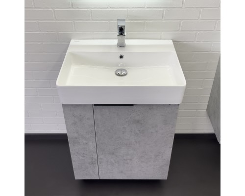 Напольная Тумба с раковиной Comforty Асти 60Н бетон светлый Comforty CF3WL032
