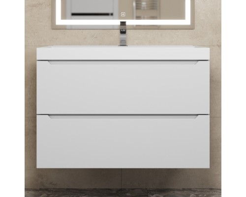 Раковина для ванной 80 см, Uperwood Classic, белая глянцевая