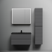 Тумба под раковину подвесная Sancos Folk 89х44х50, с доводчиками, Grey soft, FL90GS