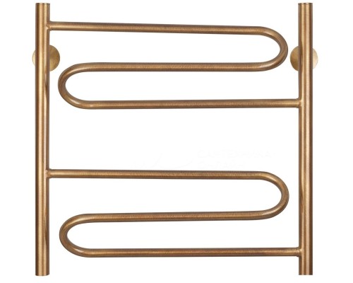 Полотенцесушитель латунный Secado Валенсия 60х60, электрический R, бронза