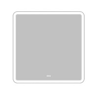 Зеркало BelBagno SPC-MAR-800-800-LED-TCH-WARM с подсветкой с подогревом с сенсорным выключателем