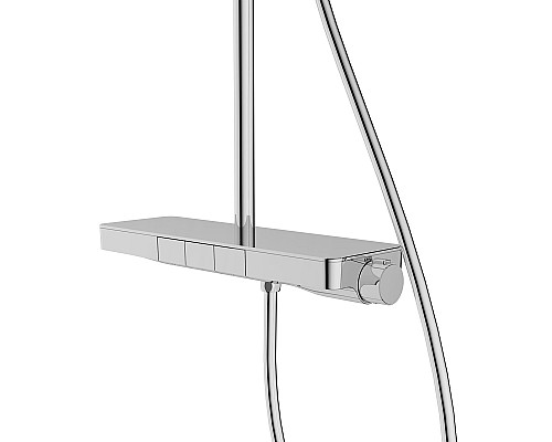 Душевая стойка Vincea Inspire VSFS-3I12TCH термостатическая с изливом 30см верх.душ хром Душевая стойка Vincea Inspire VSFS-3I12TCH термостатическая с изливом 30см верх.душ хром