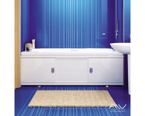 Экран под ванну Alavann Still 160 раздвижной МДФ белый