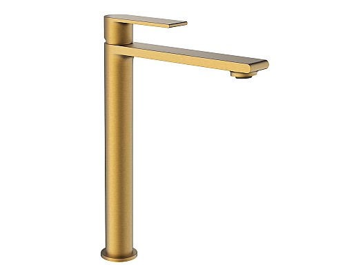 Смеситель для раковины Vincea Vogue VBF-1V2BG однорычажный брашированное золото