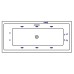 Ванна EXCELLENT Heaven Slim 170x75 "SMART" (белый)