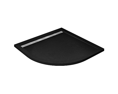 Душевой поддон из искусственного камня Cezares Tray AS 90х90 TRAY-AS-R-90-30-NERO
