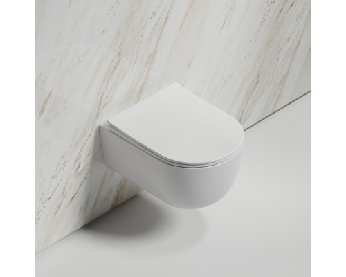 Подвесной унитаз Ceramicanova Modena Rimless белый
