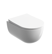 Подвесной унитаз Ceramicanova Modena Rimless белый