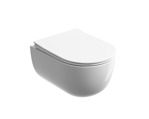 Подвесной унитаз Ceramicanova Modena Rimless белый