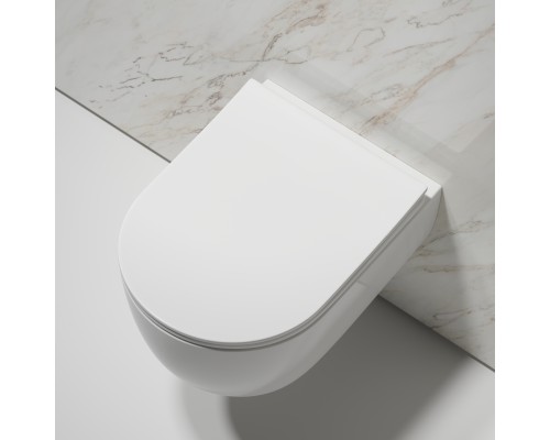 Подвесной унитаз Ceramicanova Modena Rimless белый