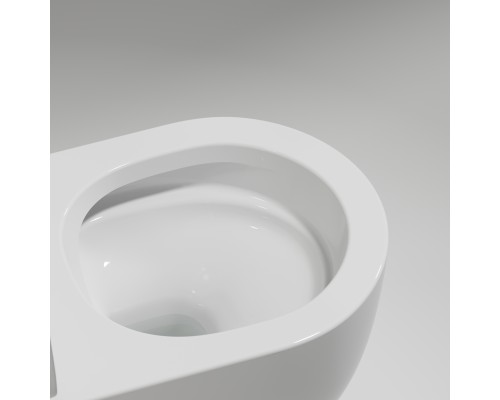 Подвесной унитаз Ceramicanova Modena Rimless белый