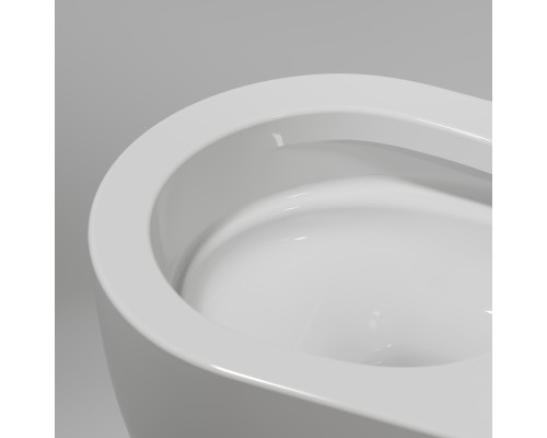 Подвесной унитаз Ceramicanova Modena Rimless белый