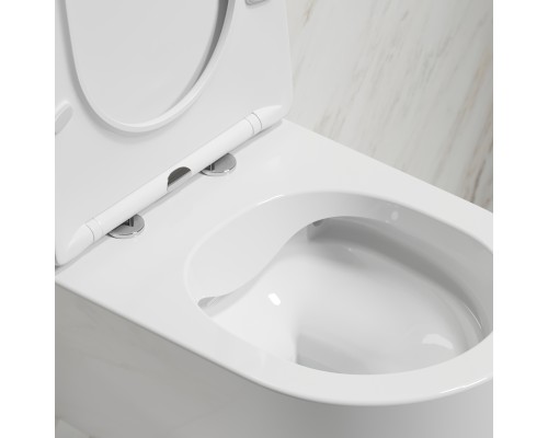 Подвесной унитаз Ceramicanova Modena Rimless белый