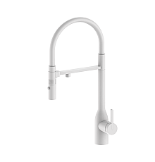 Смеситель для кухни Paulmark Magneto One Ma213188-WH Белый матовый