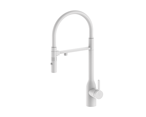 Смеситель для кухни Paulmark Magneto One Ma213188-WH Белый матовый