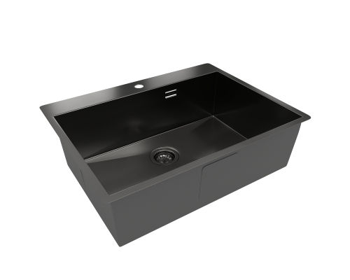Кухонная мойка Reflexion Iseo RX2265BL оружейная сталь