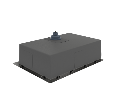 Кухонная мойка Reflexion Iseo RX2265BL оружейная сталь