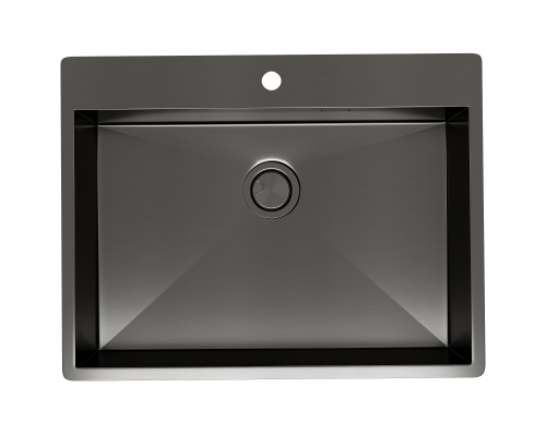 Кухонная мойка Reflexion Iseo RX2265BL оружейная сталь