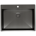 Кухонная мойка Reflexion Iseo RX2265BL оружейная сталь
