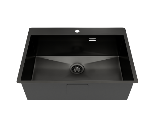 Кухонная мойка Reflexion Iseo RX2265BL оружейная сталь