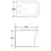 Унитаз приставной BelBagno