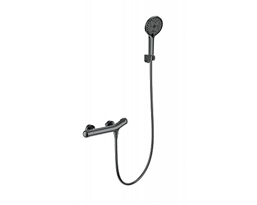 Смеситель для душа с термостатом Wonzon&Woghand, Темный графит