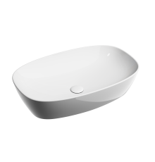 Чаша накладная овальная Ceramica Nova Element 60x38 белый